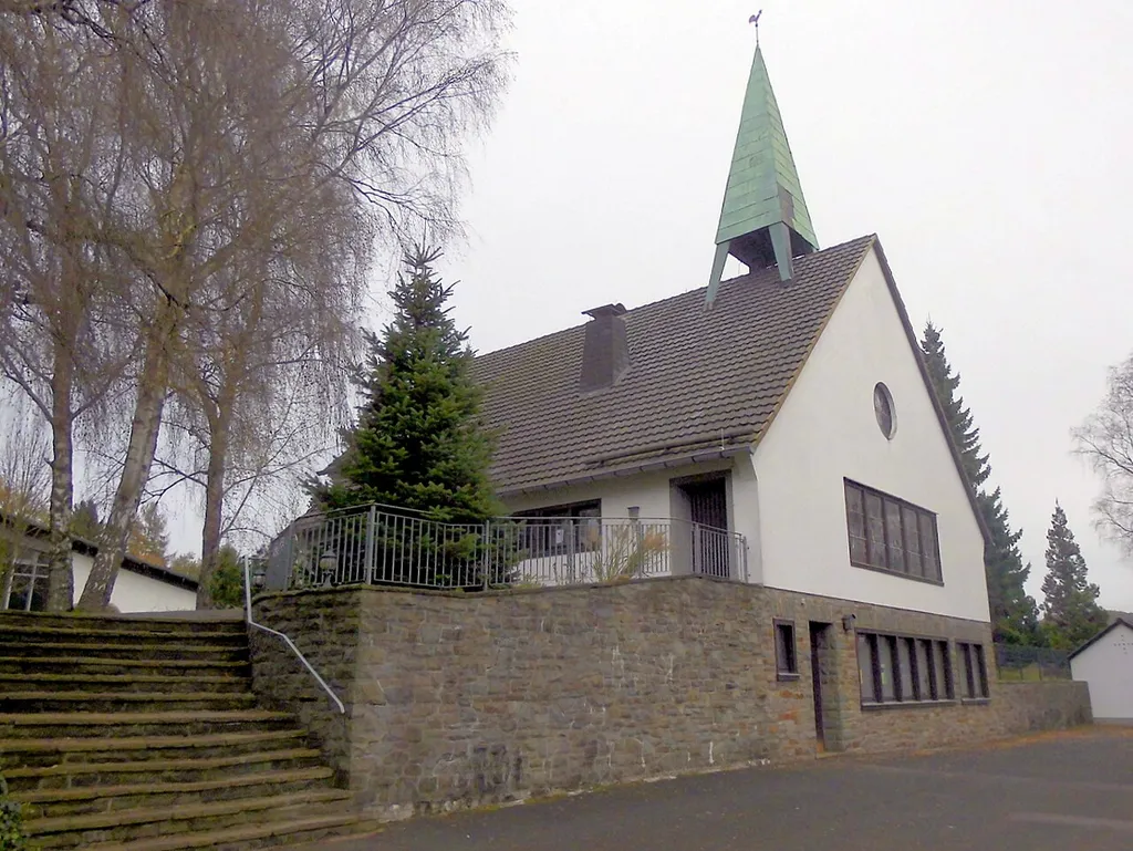 evangelische Kirche in Berkenroth, Gemeinde Nümbrecht, Deutschland