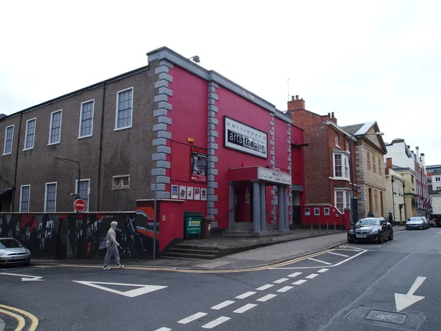 Nottingham - NG1. Dominating this location at the Old Lenton Street/George Street junction is the Arts Theatre that is operated by volunteers through a charity, The Co-Operative Arts Theatre Trust.