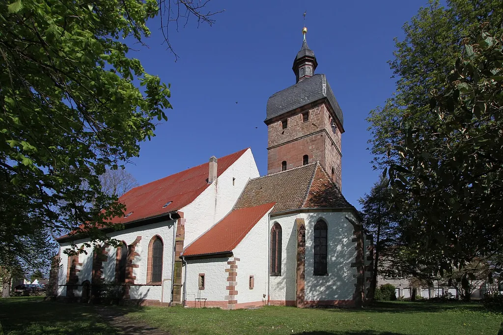 Protestant church in Billigheim.