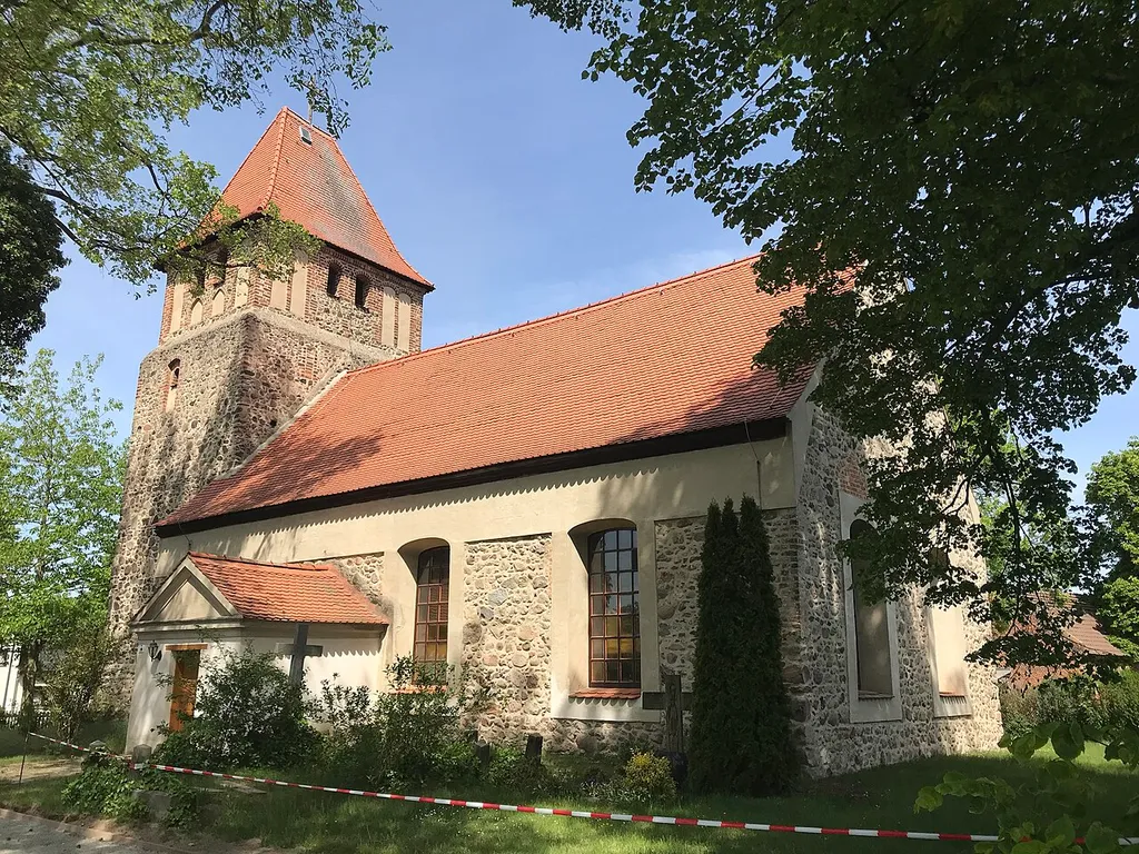Die Dorfkirche Krugau ist eine Feldsteinkirche aus dem 15. Jahrhundert in der Gemeinde Märkische Heide im Landkreis Dahme-Spreewald in Brandenburg. Im Innern steht unter anderem ein Kanzelaltar aus dem Anfang des 18. Jahrhundert.