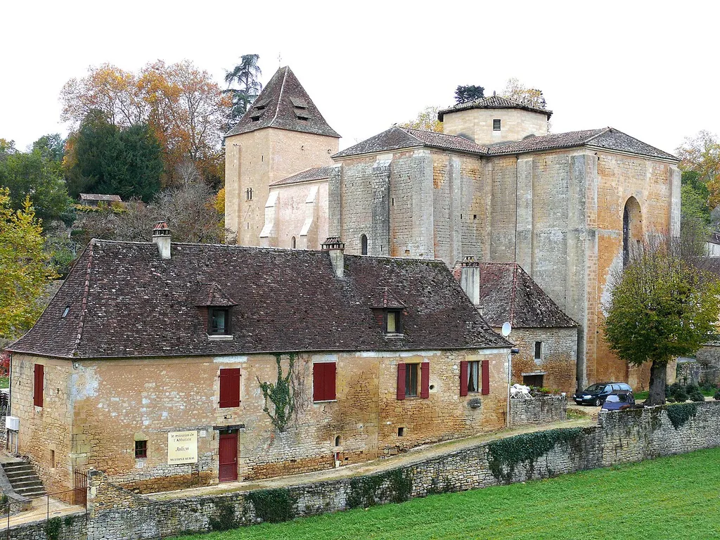Paunat - Église Saint-Martial - Ensemble du site