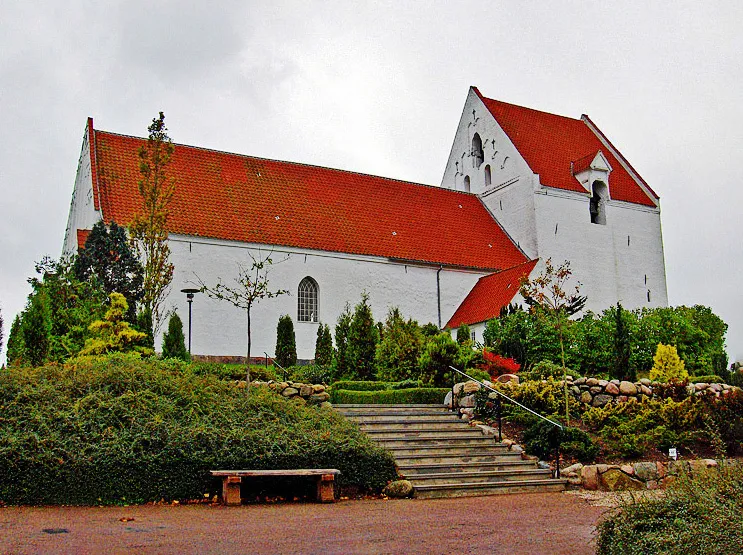 Barløse kirke (Assens) fra nordøst