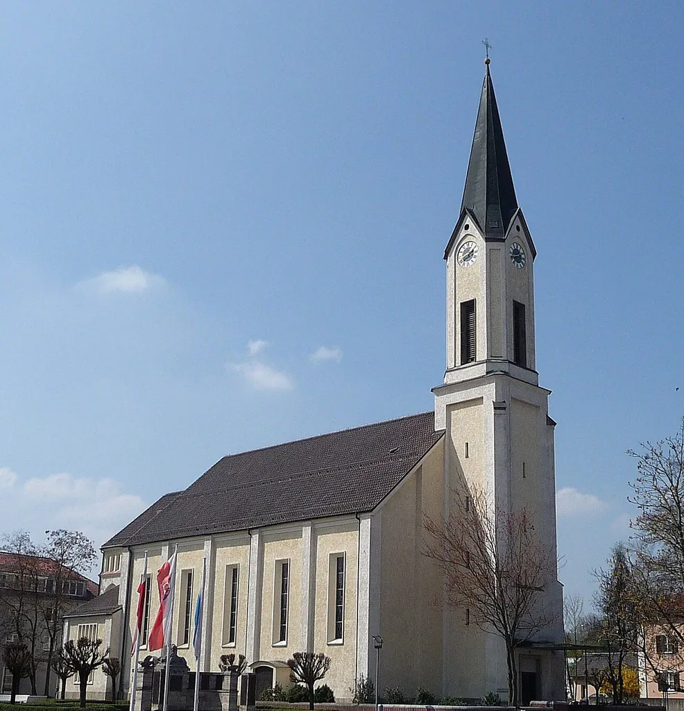 Die Stadtpfarrkirche Maria Unbefleckte Empfängnis in Simbach am Inn