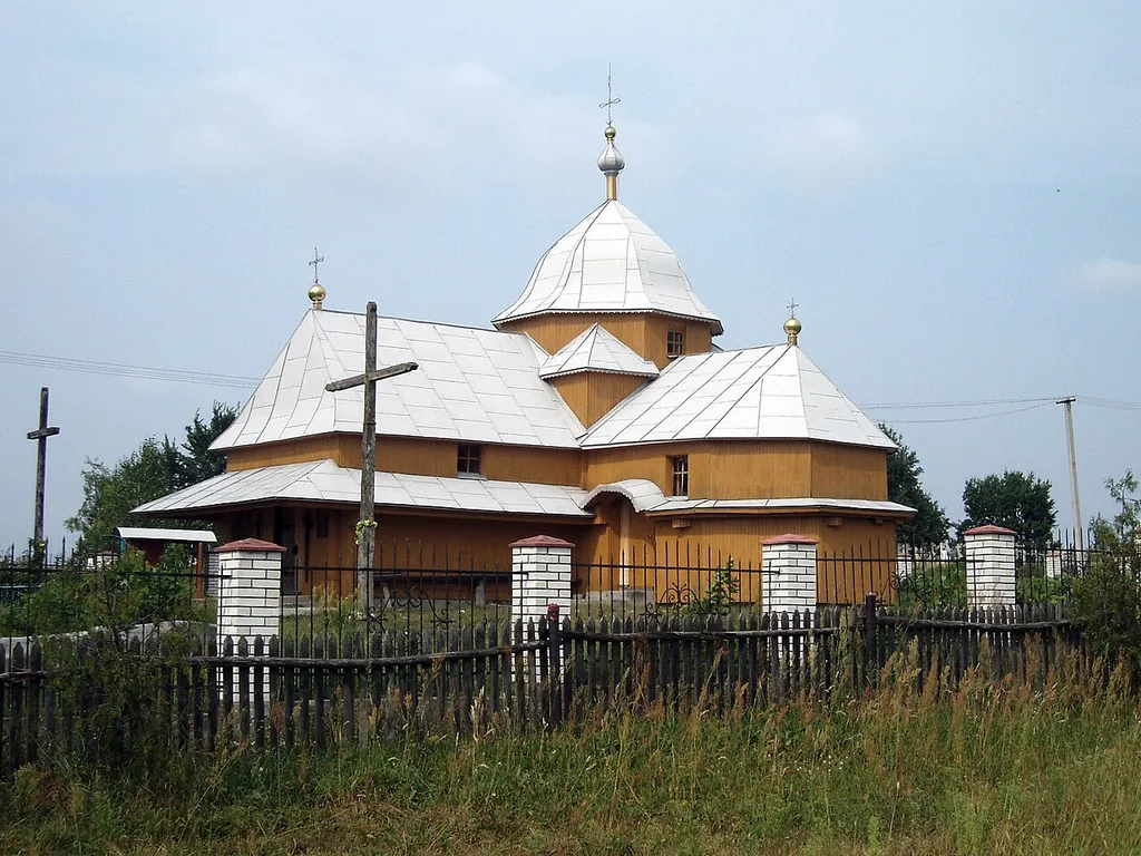 Церква святого Миколая в селі Цетуля Яворівського району Львівської області.