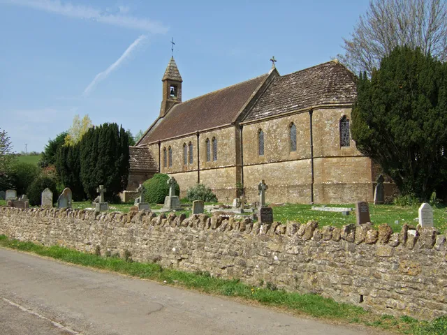 St Cuthbert's parish church, Oborne, Dorset, seen from the southeast. This is a building of 1862 that replaced the old church to the south (by the A30) ST6517.