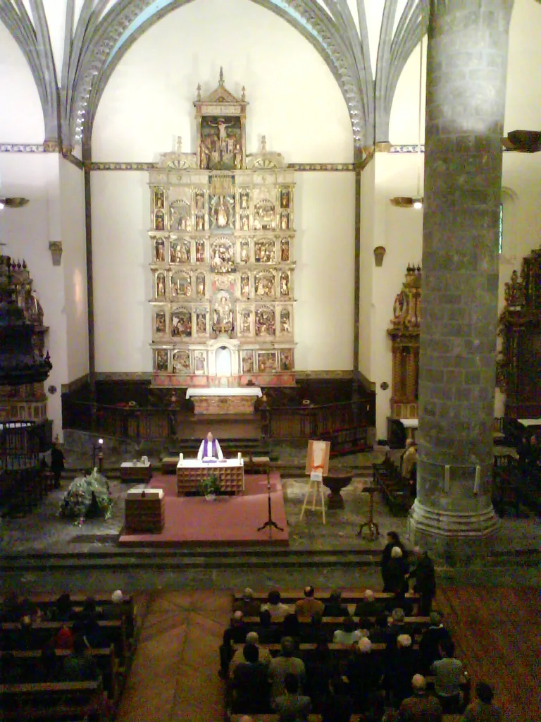 Iglesia de Santa María de la Asunción en Markina, Vizcaya, País Vaco, España.