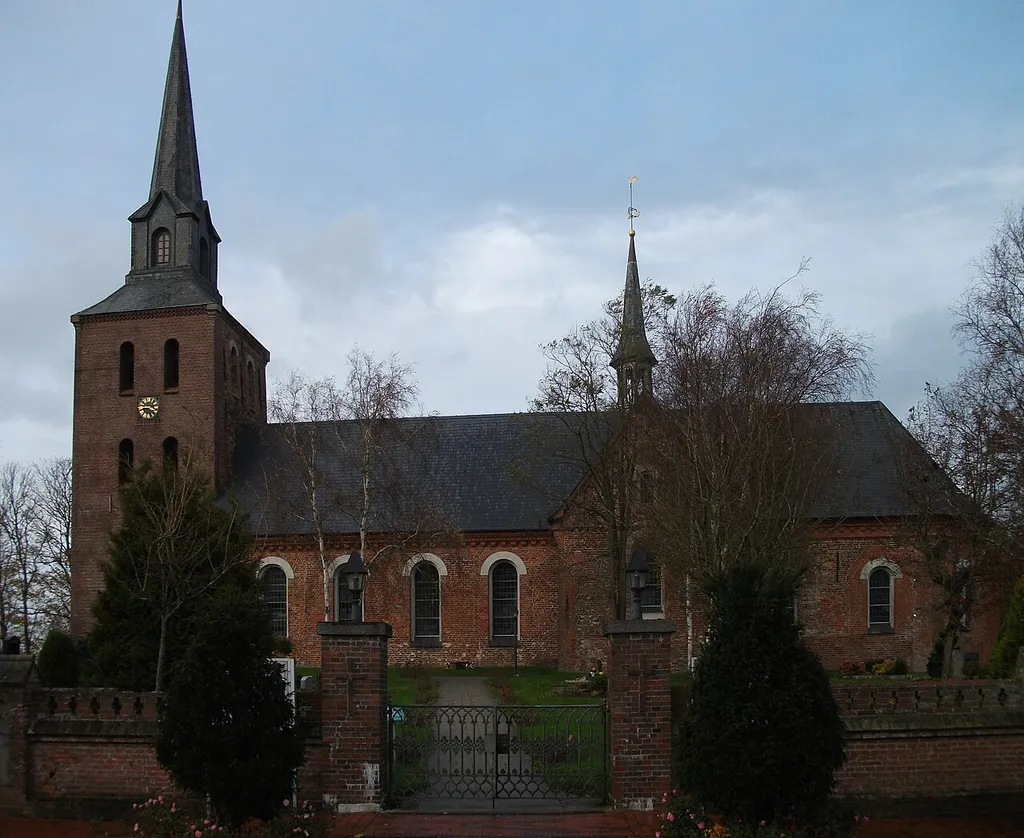 The Church St. Pankratius in Oldenswort.