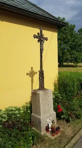 cross at St. Francis of Assisi church (Chodov)