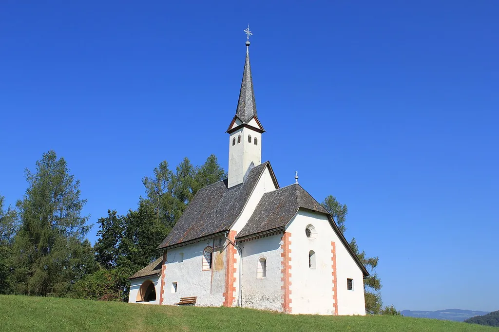 Church in Sankt Lorenzen in the community of Völkermarkt