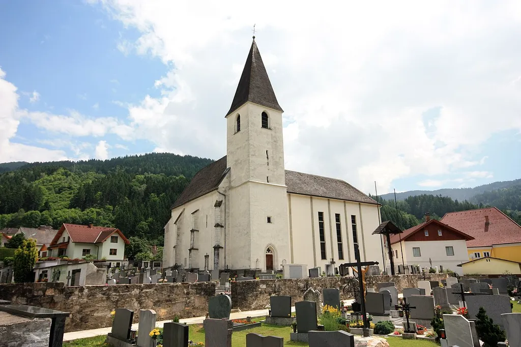 Parish-church in Frantschach-St Gertraud, Carinthia