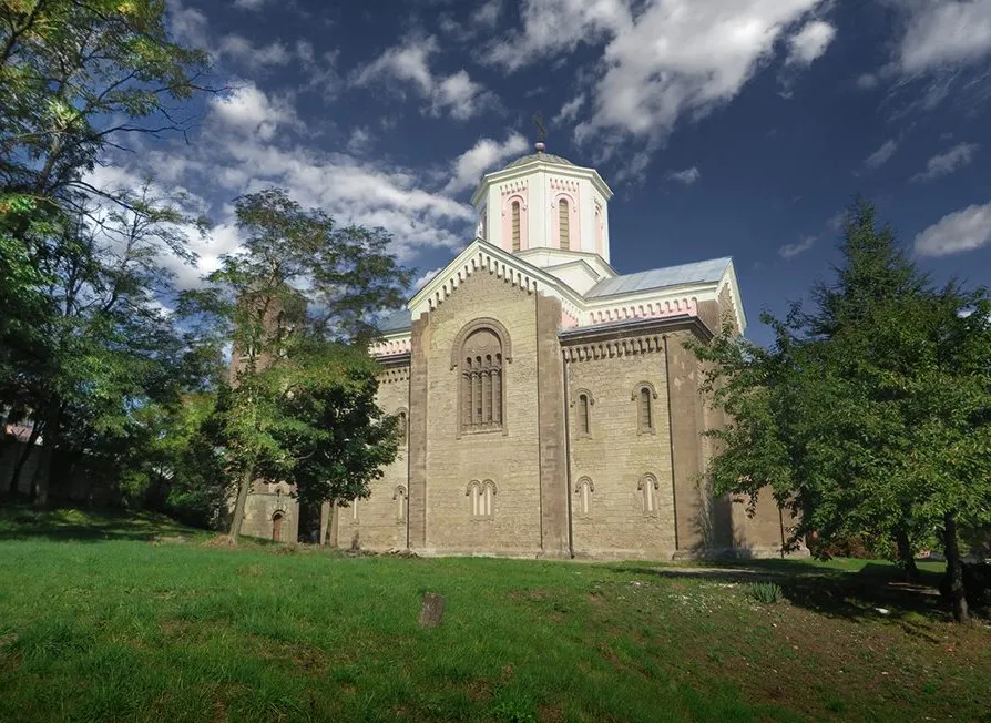 Church of Saint Sava in Kosovska Mitrovica,painted Sonioa
