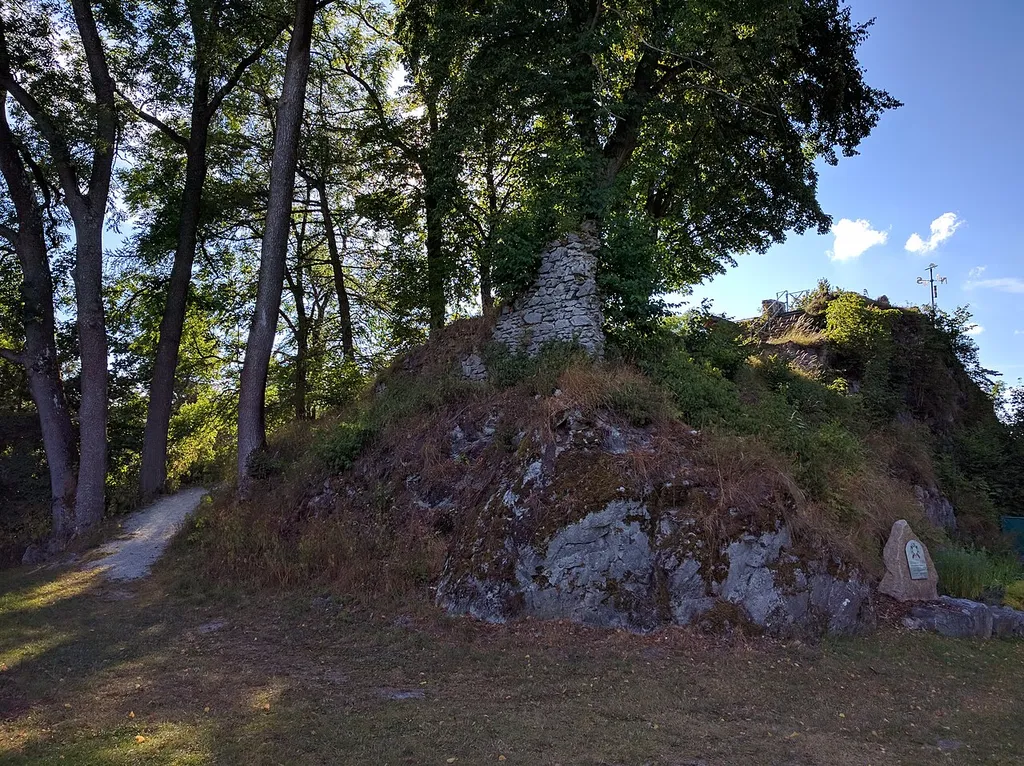 Mauerrest der Oberburg.