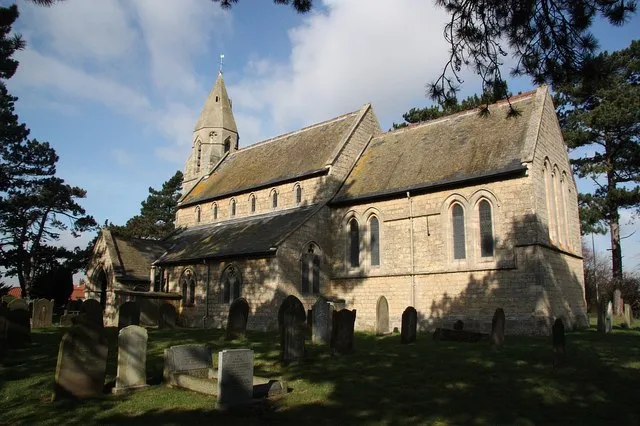 St.Margaret's church Rebuilt in 1869 by R.J.Withers retaining the 14th century tower and chancel arches and arcades
