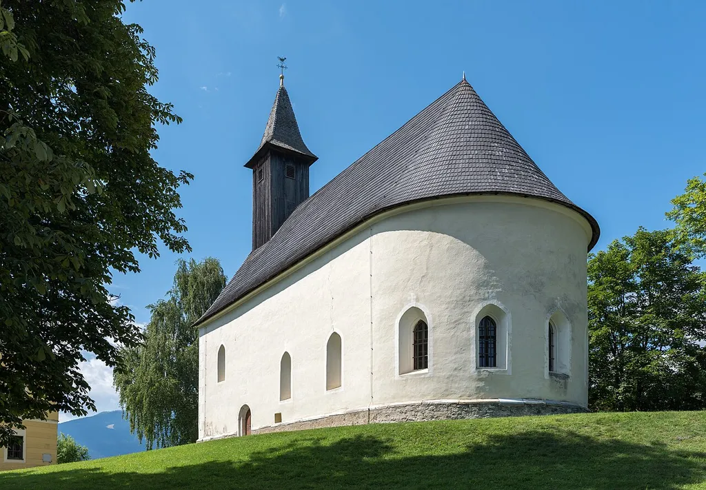 Subsidiary church Saint Anthony, close to Tauern #1, municipality Ossiach, district Feldkirchen, Carinthia, Austria, EU