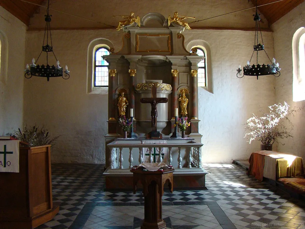 Chorbereich der Dorfkirche Levitzow