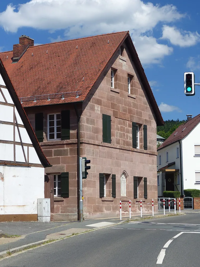 The old village hall of Diepersdorf, a district of the municipiality of Leinburg