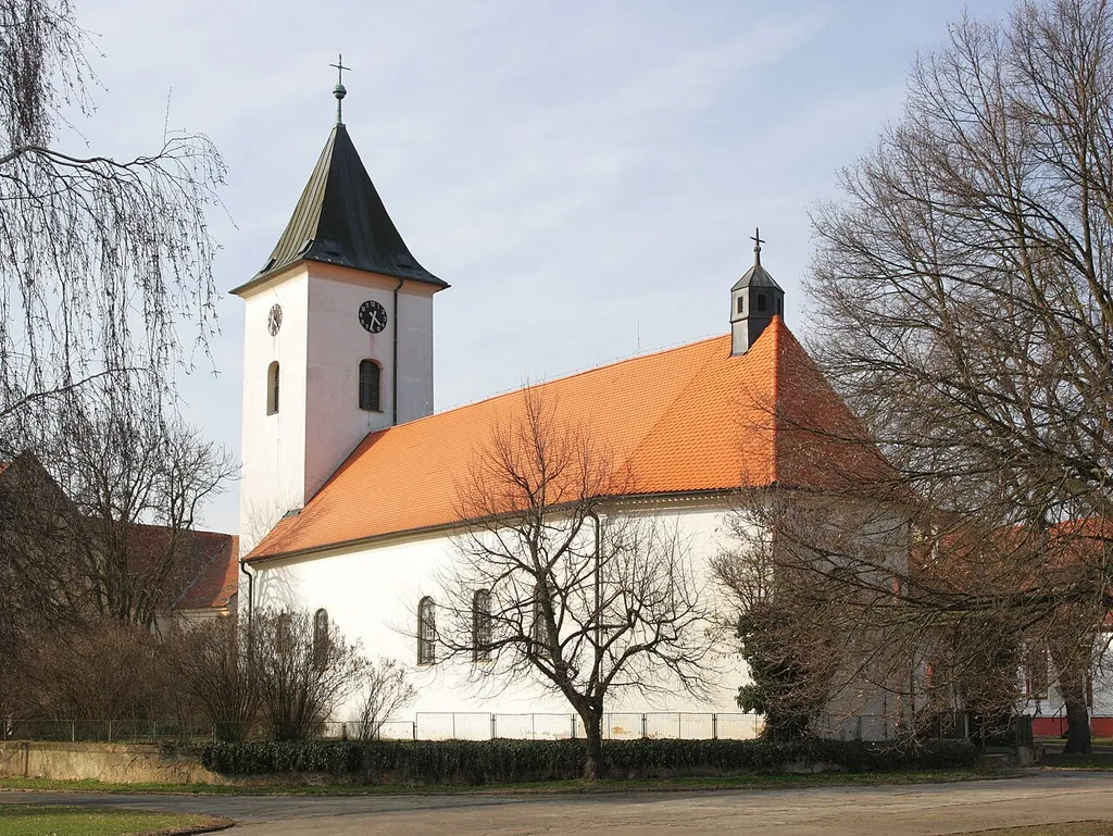 Horní Kounice - kostel svatého Michaela Archanděla.