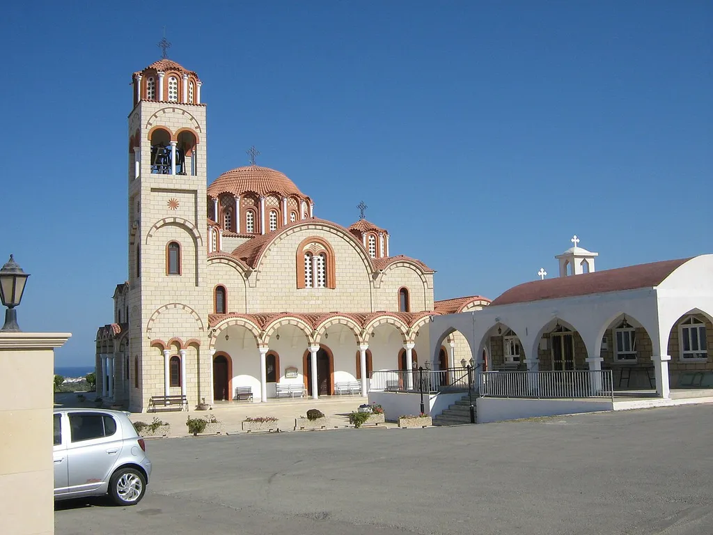 Church of St. Barbara (Agia-Varvara) in Paralimni municipality on the road from Kapparis to Paralimni proper.