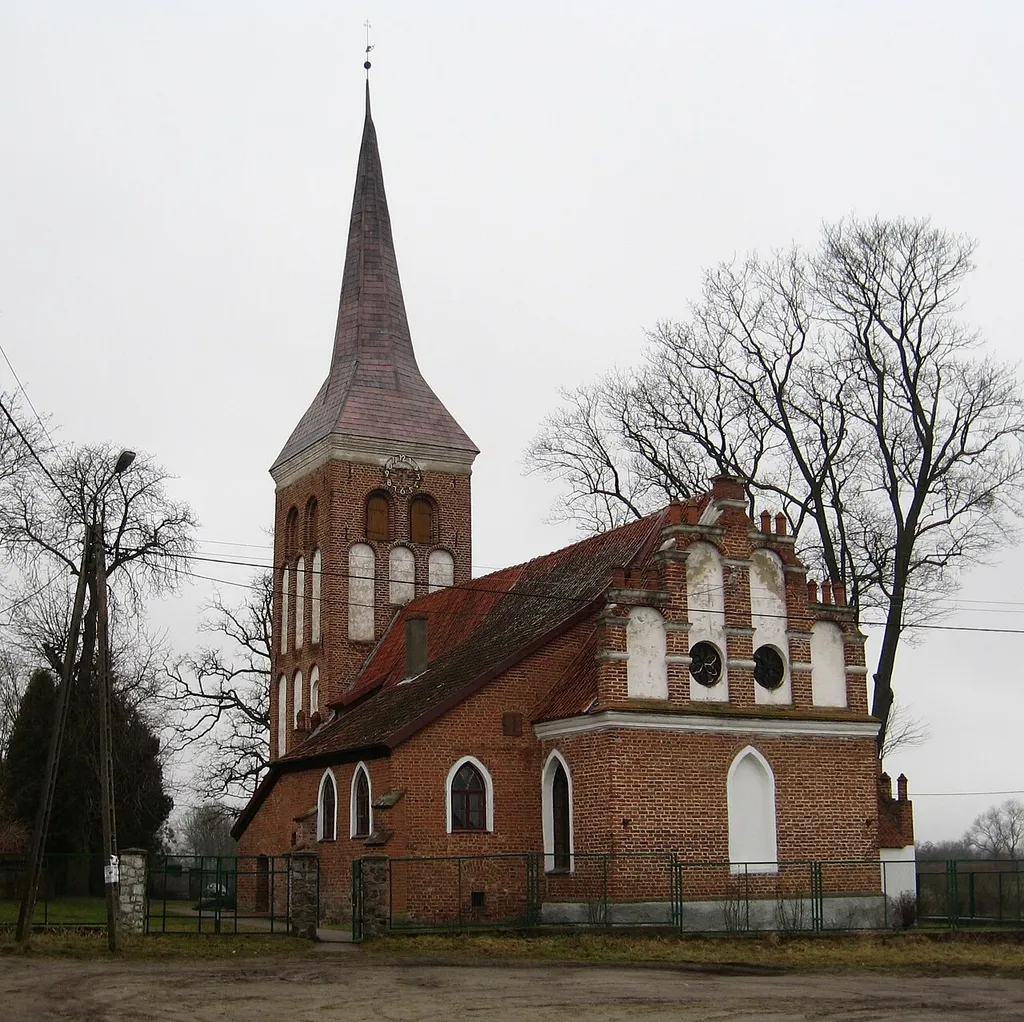 Church Drogosze (Groß Wolfsdorf) in Poland Camera location54° 12′ 32″ N, 21° 14′ 27″ E View this and other nearby images on: OpenStreetMap 54.208889; 21.240833