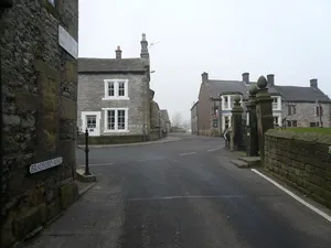 Western gatepiers and gates to All Saints Churchyard