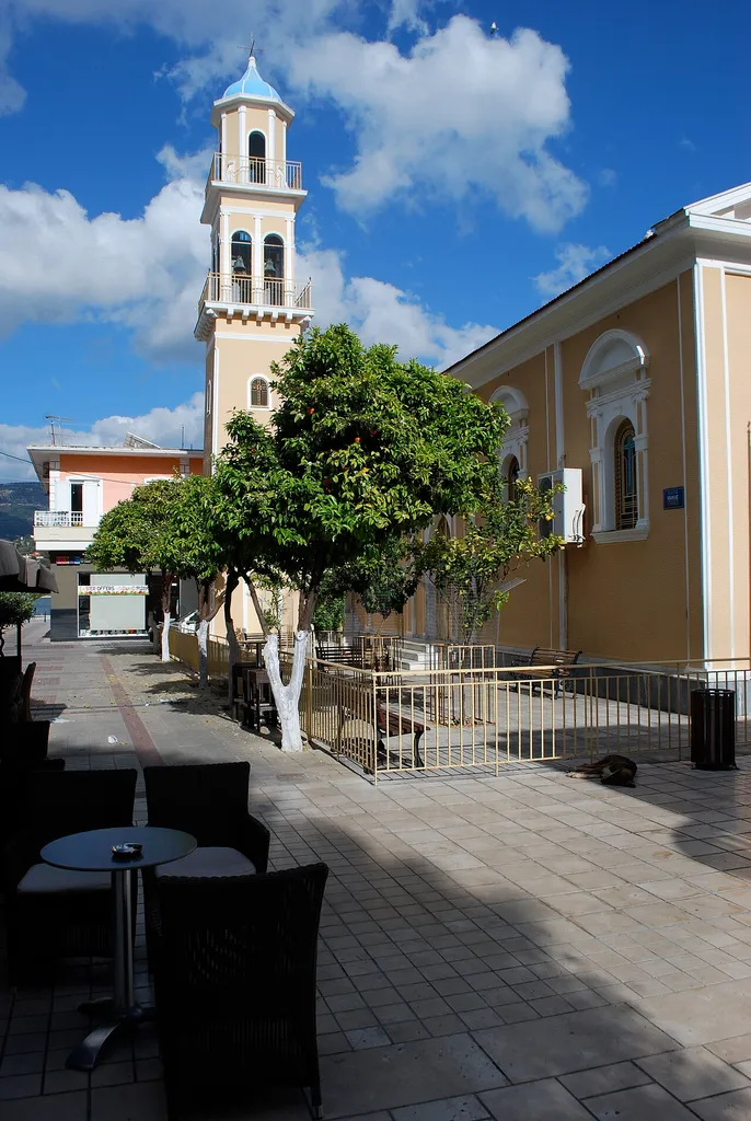Vue d'Argostoli (Kefalonia).