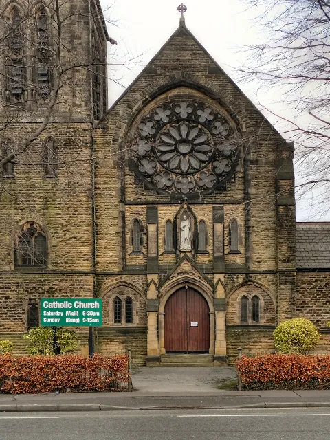 English Martyrs Catholic Church Door and Rose Window