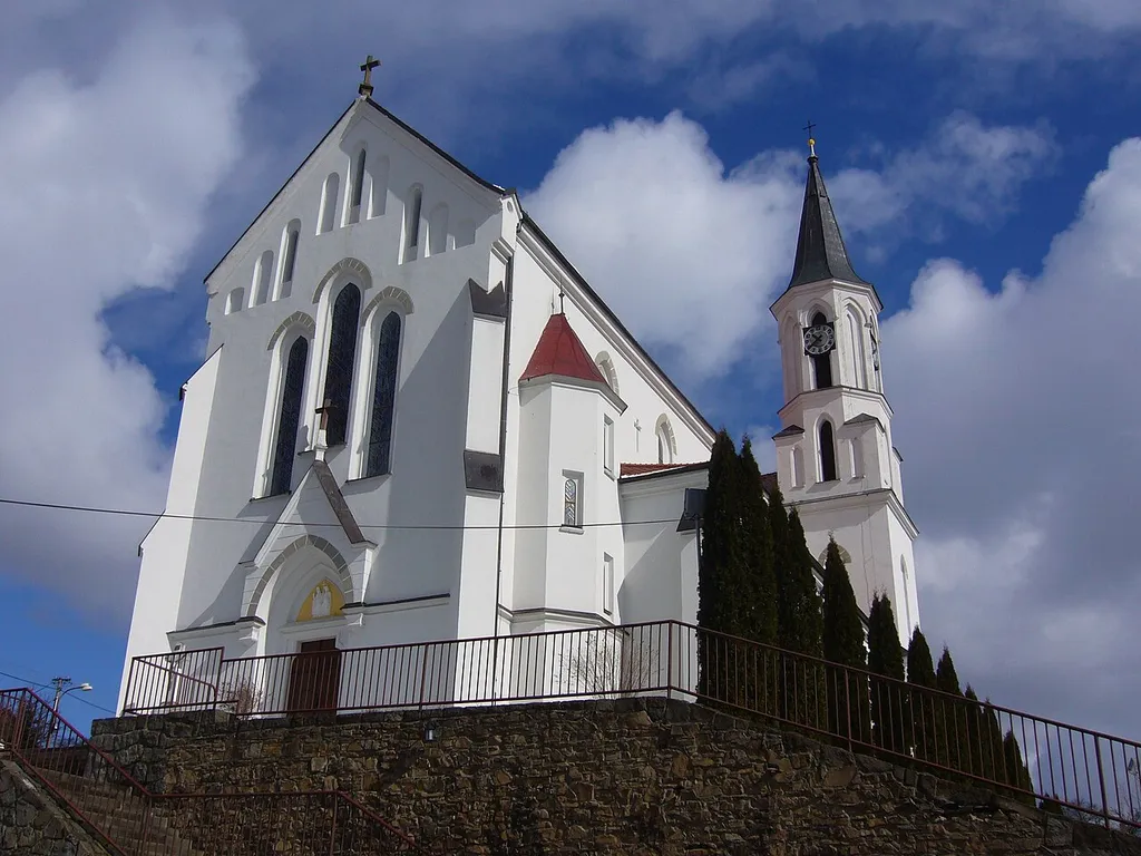 Saints Cyril and Methodius church in Březová, Uherské Hradiště District, Czech Republic