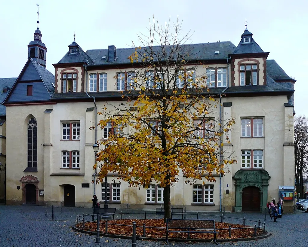 Franciscan Church, meantime academy of music, at Schillerplatz in Wetzlar, Hesse