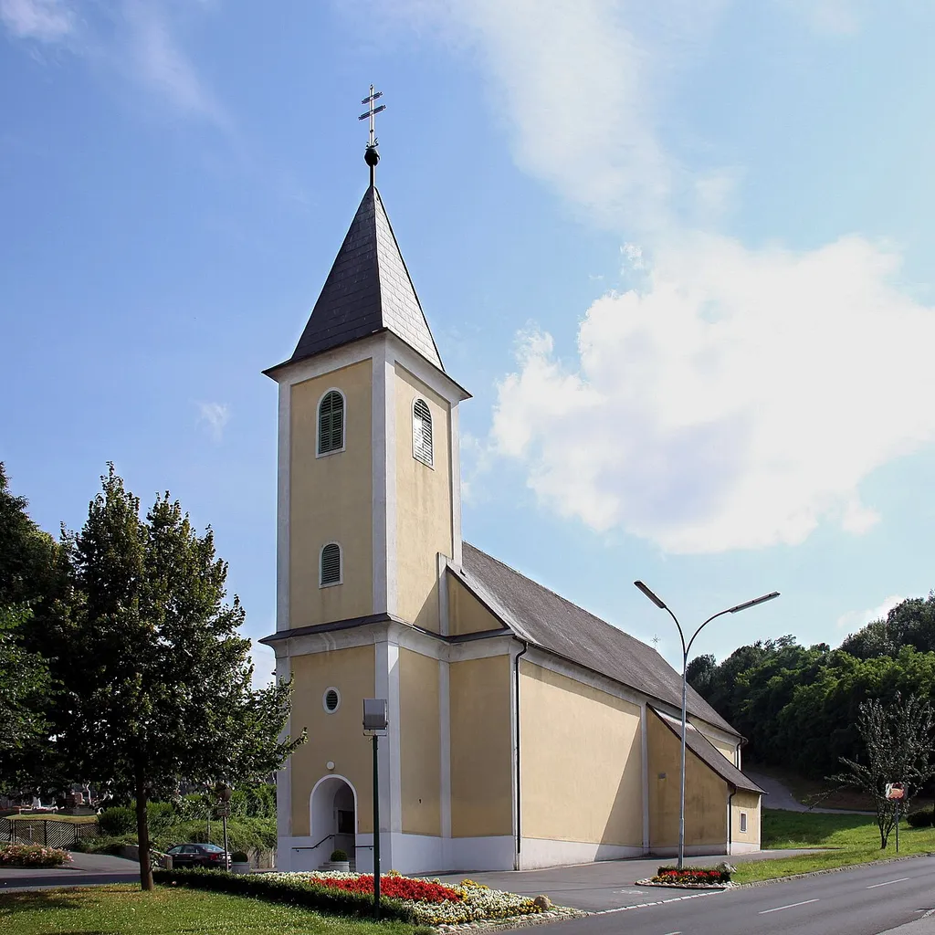 Denkmalgeschützte römisch-katholische Pfarrkirche hl. Katharina in Unterwart