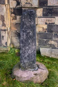 Anglo Scandinavian high cross in the churchyard of St Thomas Becket Church