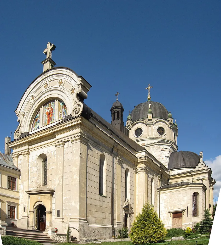 Church in Zhovkva.