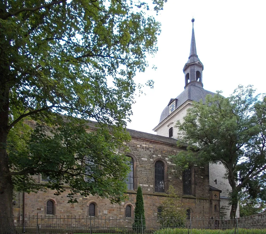 St. John's Church in Schafstädt (Bad Lauchstädt, district of Saalekreis, Saxony-Anhalt)