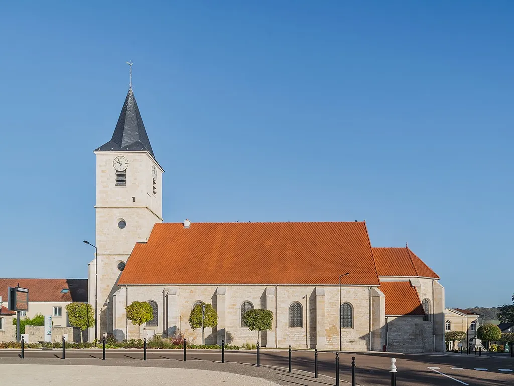 Saints Peter and Paul church of Biesles, Haute-Marne, France