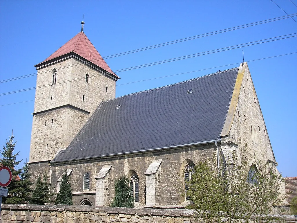Die Kirche von Vierzehnheiligen bei Jena (Thüringen).