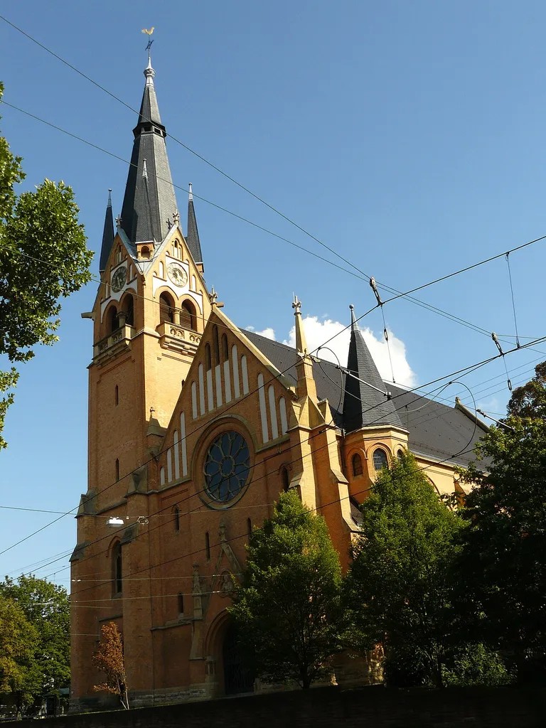 Kulturdenkmal, Waiblinger Straße 50, Lutherkirche, Bad Cannstatt, Stuttgart