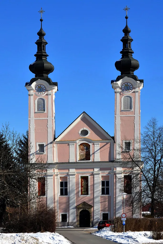 Parish church Saint Mary of Help in Ebenthal, market town Ebenthal, district Klagenfurt Land, Carinthia, Austria, EU