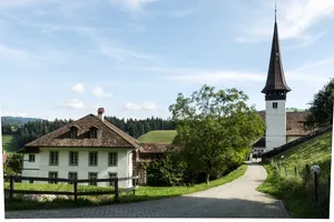 reformed church, (rectory and pastor's barn)
