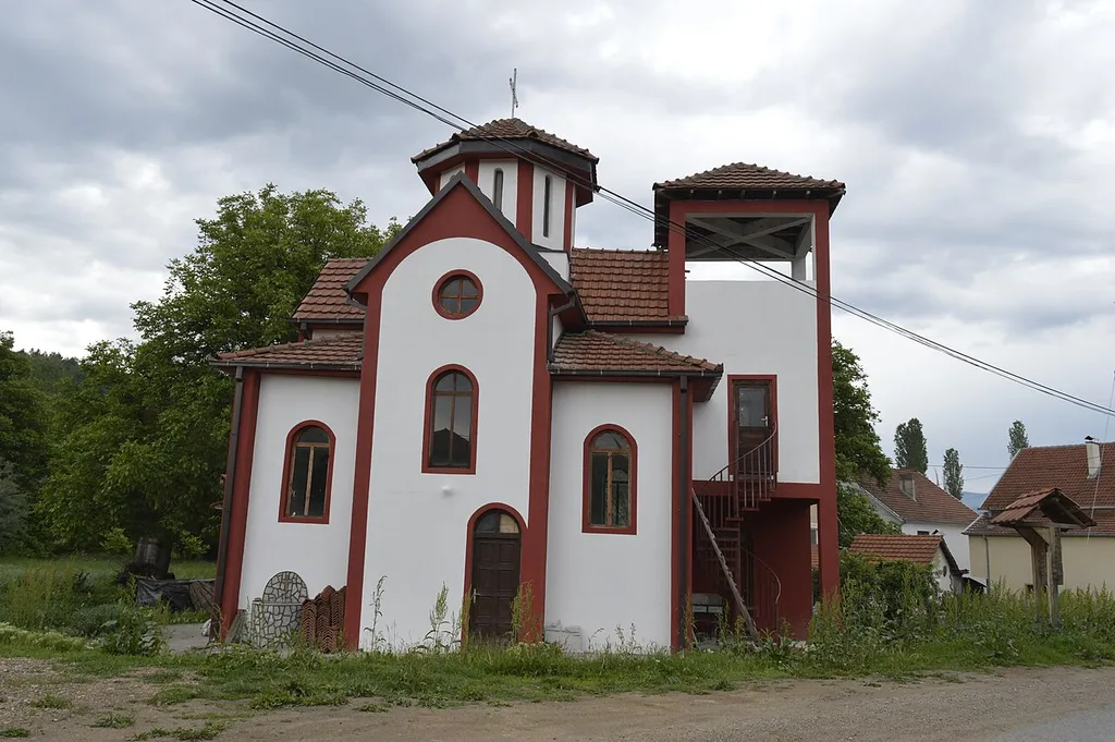 View of the St. Demetrious Church in the village Gabrovo