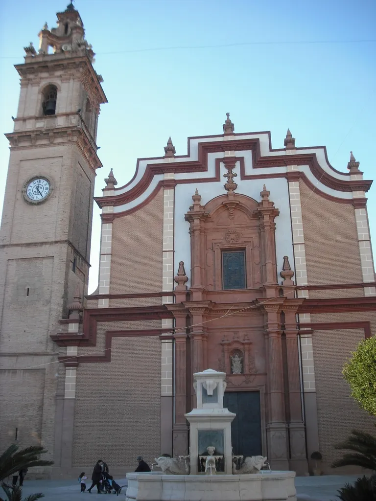 Fachada de la Iglesia de la Asunción de Nuestra Señora de Foyos