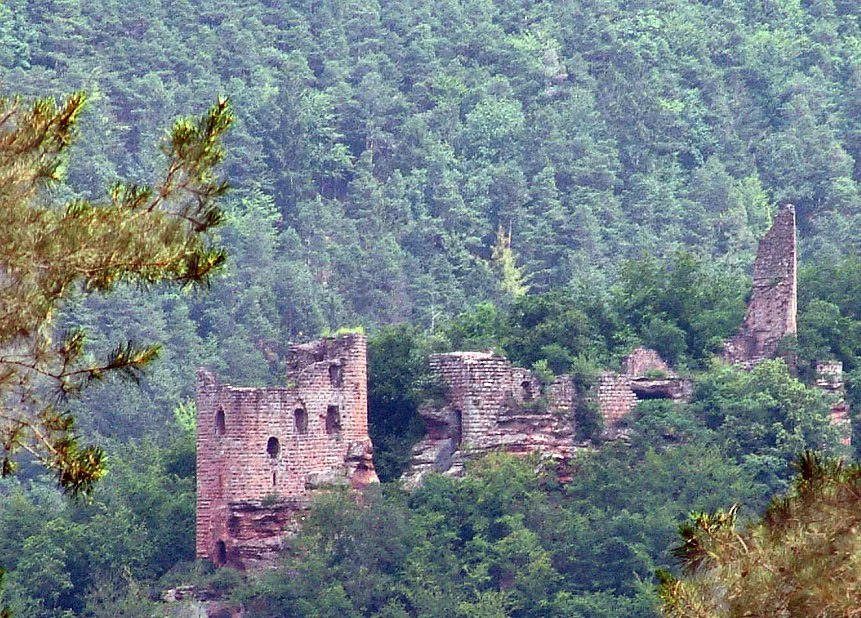 Burg Wasigenstein, seen from south west.