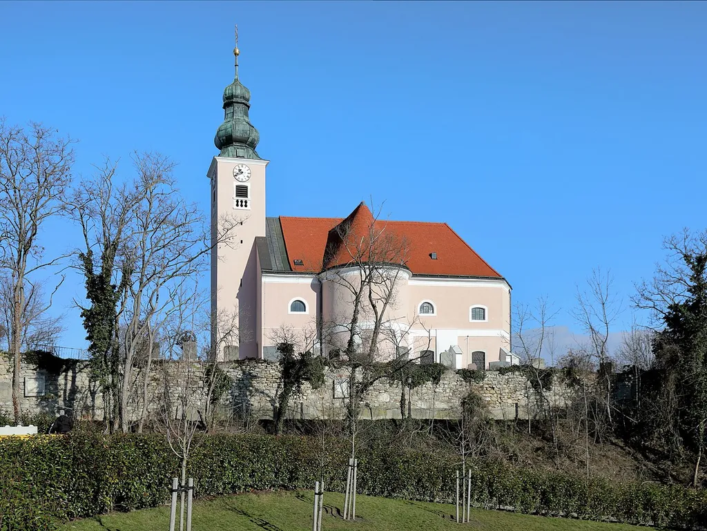 Saint Pancratius church in Reisenberg, Lower Austria.