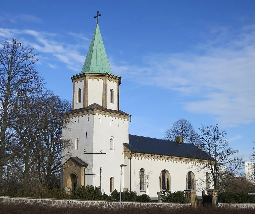 Västra Skrävlinge kyrka, mars 2014
