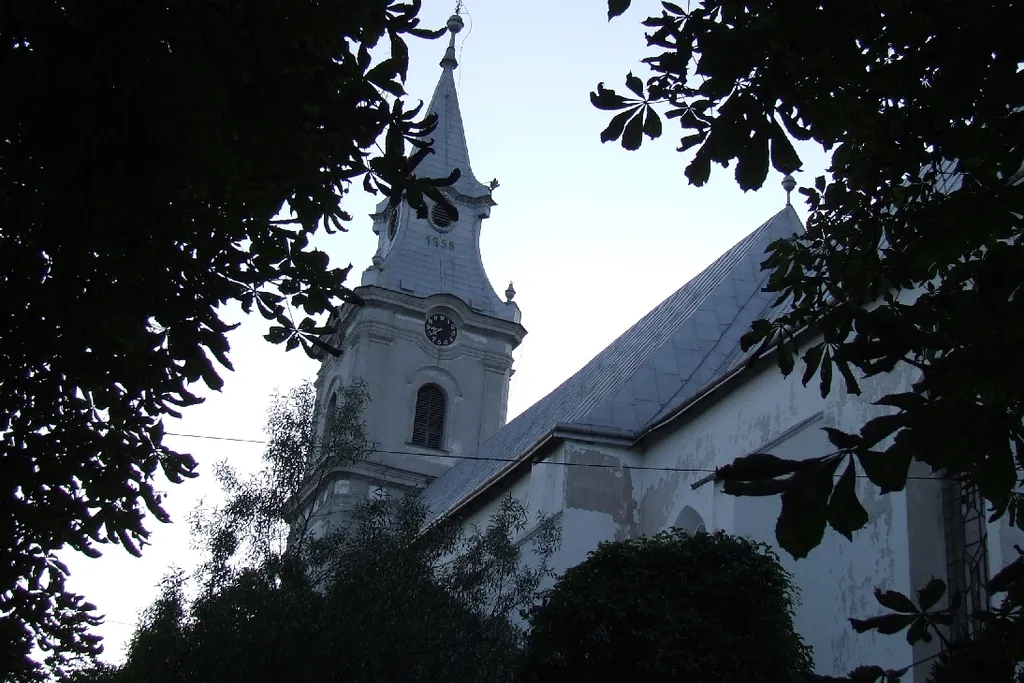 Church in Tăşnad town, Satu Mare County, Romania