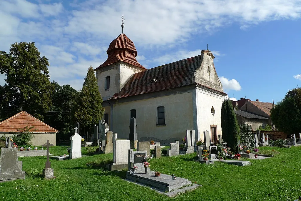 Saint Bartholomew Church in Bylany, Central Bohemian Region, Czech Republic
