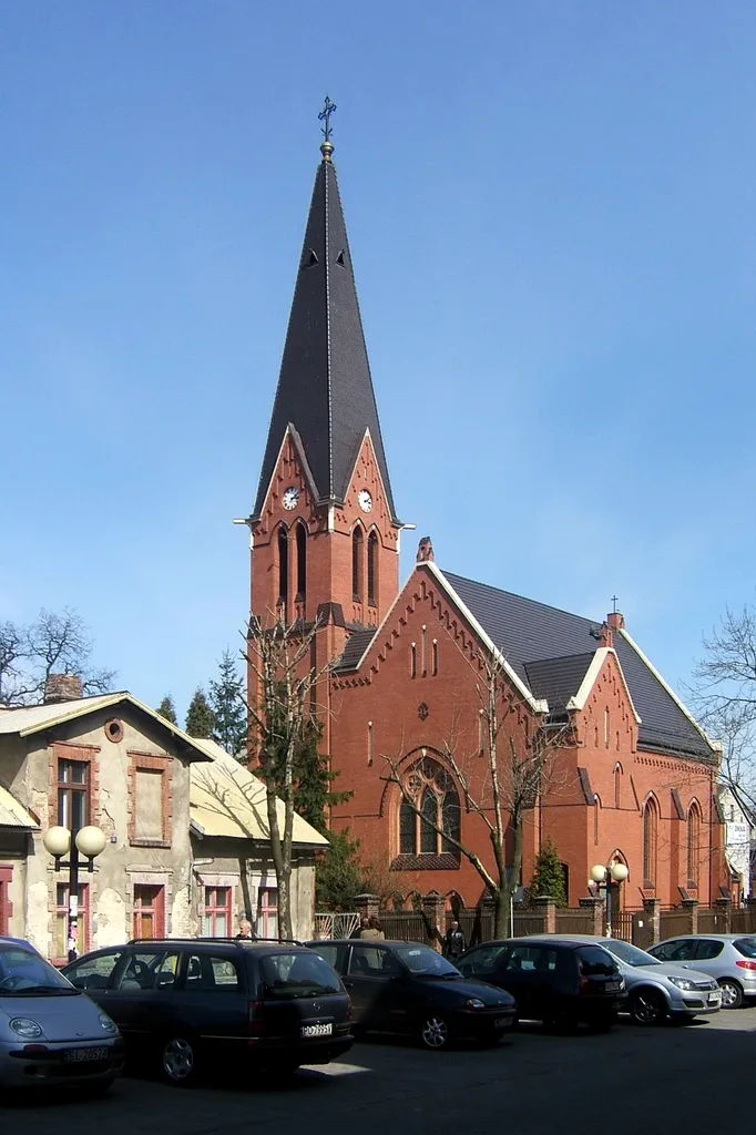 Protestant church in Wirek, a district of Ruda Śląska.