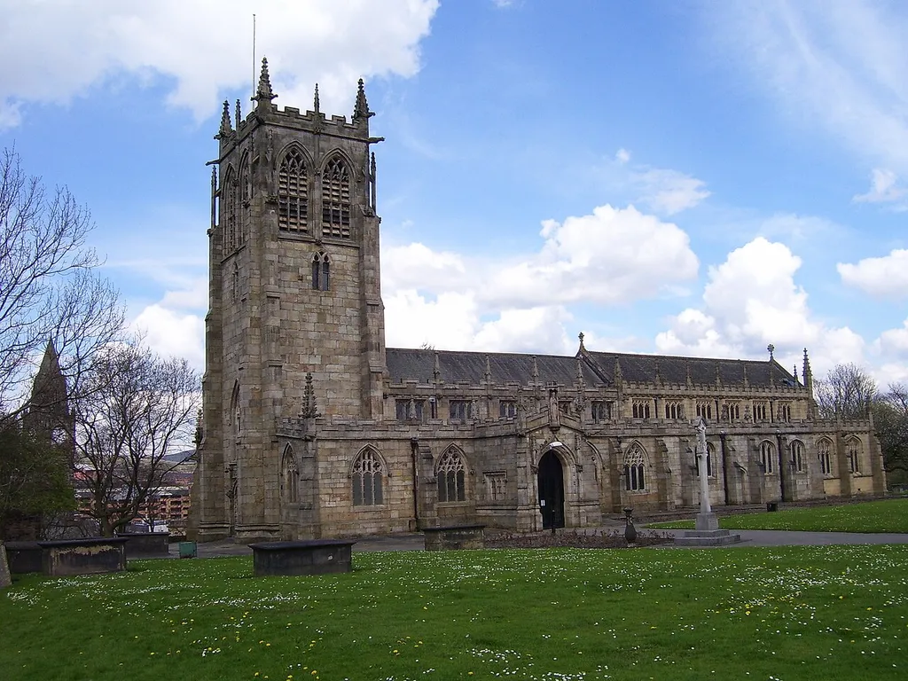 Church of St Chad, in Rochdale, Greater Manchester, England.