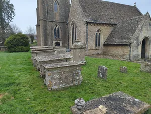 Group Of Nine Monuments In Churchyard South West Of South Aisle Of Church Of St Michael