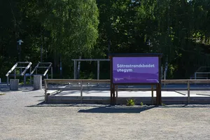 Sätrastrandsbadet, outdoor gym