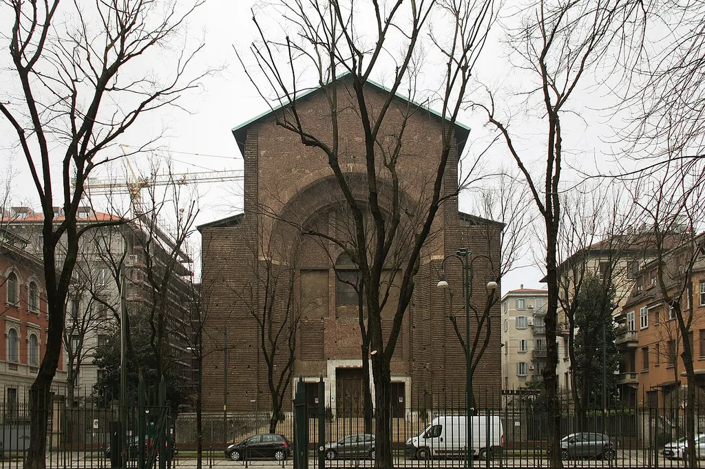 Veduta della chiesa del Corpus Domini, Milano