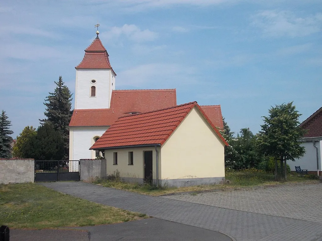 St. Mary's Church in Oberaudenhain (Mockrehna, Nordsachsen district, Saxony)